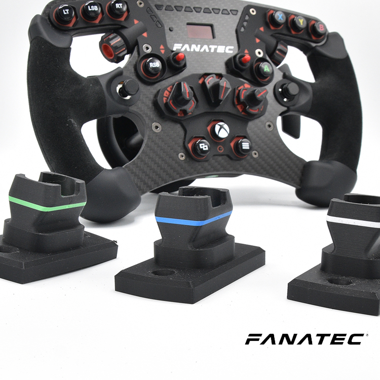 Fanatec Steering Wheel Quick Release Wall Mount / Fanatec Wheel Base Dust  Cover 